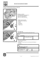 Предварительный просмотр 170 страницы Husqvarna 2011 SMR449 Workshop Manual