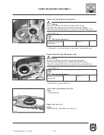 Предварительный просмотр 201 страницы Husqvarna 2011 SMR449 Workshop Manual