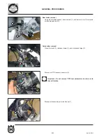 Предварительный просмотр 74 страницы Husqvarna 2011 SMS 125 Workshop Manual