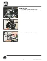 Предварительный просмотр 86 страницы Husqvarna 2011 SMS 630 Workshop Manual