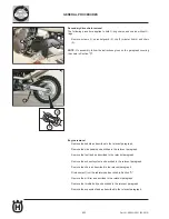 Предварительный просмотр 90 страницы Husqvarna 2011 SMS 630 Workshop Manual