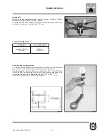 Предварительный просмотр 149 страницы Husqvarna 2011 SMS 630 Workshop Manual