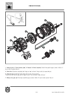 Предварительный просмотр 152 страницы Husqvarna 2011 SMS 630 Workshop Manual