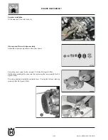 Предварительный просмотр 202 страницы Husqvarna 2011 SMS 630 Workshop Manual