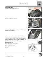 Предварительный просмотр 368 страницы Husqvarna 2011 SMS 630 Workshop Manual