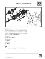 Предварительный просмотр 412 страницы Husqvarna 2011 SMS 630 Workshop Manual