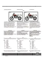 Preview for 3 page of Husqvarna 2011 WR 250 Workshop Manual