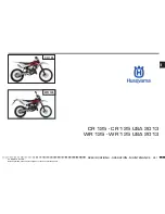 Preview for 2 page of Husqvarna 2013 CR 125 Owner'S Manual