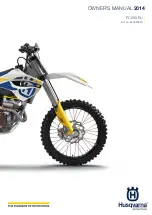 Husqvarna 2014 FC 250 EU Owner'S Manual предпросмотр