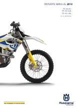 Husqvarna 2014 FE 350 Owner'S Manual preview