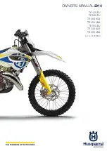 Husqvarna 2014 TE 125 EU Owner'S Manual предпросмотр