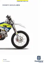 Husqvarna 2016 FE 250 Owner'S Manual предпросмотр