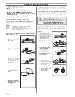 Preview for 20 page of Husqvarna 2083 II Operator'S Manual