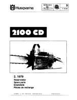 Husqvarna 2100 CD Spare Parts preview