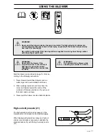 Preview for 17 page of Husqvarna 225B Operator'S Manual