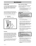 Preview for 20 page of Husqvarna 225B Operator'S Manual