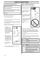 Preview for 10 page of Husqvarna 225E Operator'S Manual