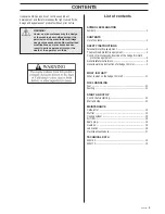 Preview for 3 page of Husqvarna 225H60, 225H75 Operator'S Manual