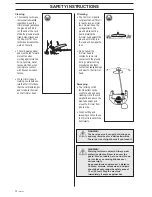 Preview for 10 page of Husqvarna 225L Lite Operator'S Manual