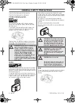 Preview for 8 page of Husqvarna 226HS75S Operator'S Manual