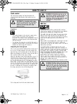 Preview for 15 page of Husqvarna 226HS75S Operator'S Manual