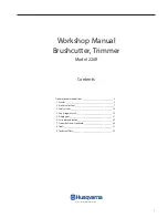 Preview for 2 page of Husqvarna 226R Workshop Manual