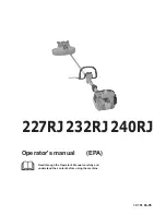 Husqvarna 227RJ Operator'S Manual предпросмотр