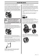 Preview for 19 page of Husqvarna 232L Operator'S Manual