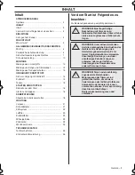 Preview for 3 page of Husqvarna 233RJ Operator'S Manual