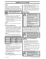 Preview for 188 page of Husqvarna 235 Operator'S Manual