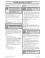 Preview for 221 page of Husqvarna 235 Operator'S Manual