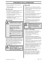 Preview for 125 page of Husqvarna 235e Operator'S Manual