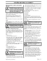 Preview for 221 page of Husqvarna 235e Operator'S Manual