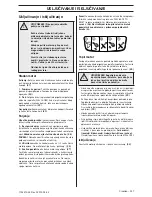 Preview for 337 page of Husqvarna 235e Operator'S Manual