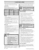 Предварительный просмотр 436 страницы Husqvarna 235e Operator'S Manual