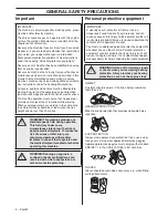 Предварительный просмотр 6 страницы Husqvarna 235F Operator'S Manual