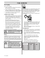 Предварительный просмотр 18 страницы Husqvarna 235F Operator'S Manual