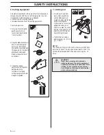 Preview for 8 page of Husqvarna 240RJ Operator'S Manual