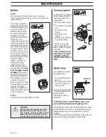 Preview for 20 page of Husqvarna 240RJ Operator'S Manual