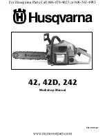 Husqvarna 242 Workshop Manual preview