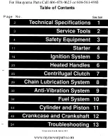 Preview for 3 page of Husqvarna 242 Workshop Manual