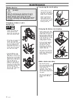 Предварительный просмотр 30 страницы Husqvarna 242XP Operator'S Manual