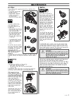 Предварительный просмотр 31 страницы Husqvarna 242XP Operator'S Manual