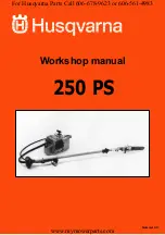 Husqvarna 250PS Workshop Manual preview