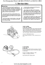 Preview for 4 page of Husqvarna 250PS Workshop Manual