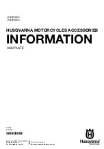 Preview for 1 page of Husqvarna 25103990044 Information