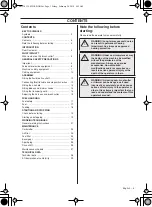 Preview for 3 page of Husqvarna 253 RB Owner'S Manual