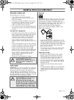 Preview for 101 page of Husqvarna 253 RB Owner'S Manual