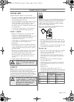 Preview for 185 page of Husqvarna 253 RB Owner'S Manual