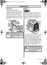 Preview for 203 page of Husqvarna 253RJ Operator'S Manual